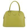 Hermès Bolide 27 cm shoulder bag  in anise green goat - Detail D2 thumbnail