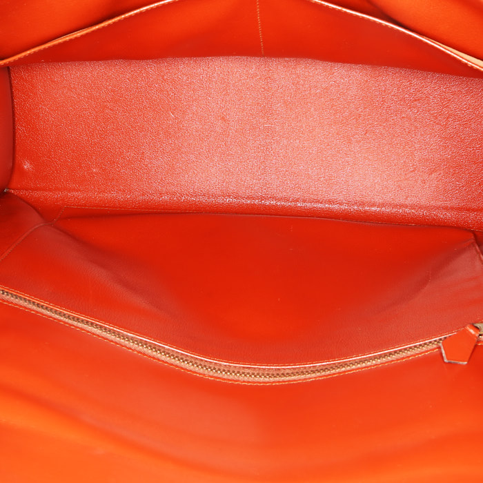 Sac à main Hermès Kelly 40 cm en cuir box rouge - Detail D3