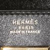 Borsa Hermès  Bolso de mano Hermes Plume Elan en cabra marrón etoupe in pelle box nera - Detail D4 thumbnail