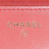 Chanel  Wallet on Chain shoulder bag  in red quilted leather - Detail D3 thumbnail