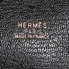 Hermès  Plume handbag  in black box leather - Detail D3 thumbnail