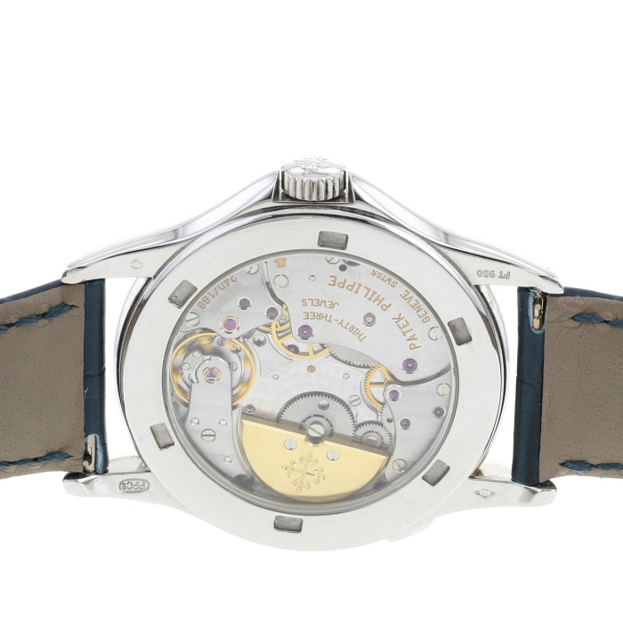 Orologio Patek Philippe World Time in platino Ref: 5110P Circa 2000 - Detail D2