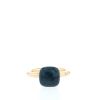 Pomellato Nudo Classic ring in pink gold and blue London topaz - 360 thumbnail