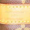 Sac de voyage Louis Vuitton  Keepall 50 en toile monogram marron et cuir naturel - Detail D4 thumbnail