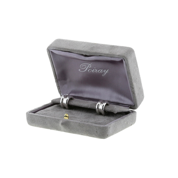 Criollas pequeñas Poiray en oro blanco - Detail D2