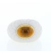 Bague Bulgari Chandra en or jaune,  céramique blanche et citrine - 360 thumbnail