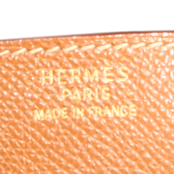 Borsa Hermès Birkin 35 cm in pelle Epsom gold - Detail D3