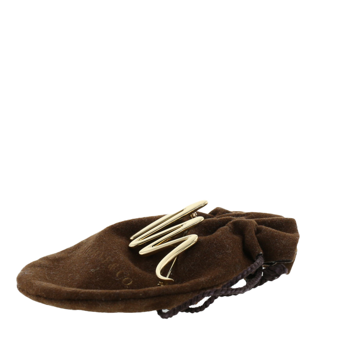 Tiffany & Co Paloma Picasso brooch in yellow gold - Detail D2