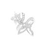 Sortija Van Cleef & Arpels Flying Butterfly en oro blanco y diamantes - 00pp thumbnail