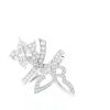 Van Cleef & Arpels Flying Butterfly ring in white gold and diamonds - 360 thumbnail