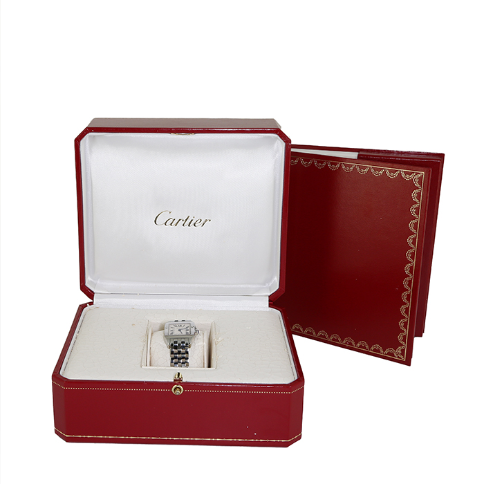 Montre Cartier Santos-Demoiselle et acier Ref:  2698  Vers 2018 - Detail D2