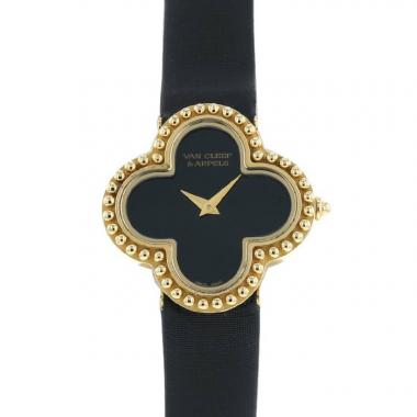 Orologio Van Cleef 
Arpels Alhambra modello piccolo  in oro giallo Ref: HH4413  Circa 2010