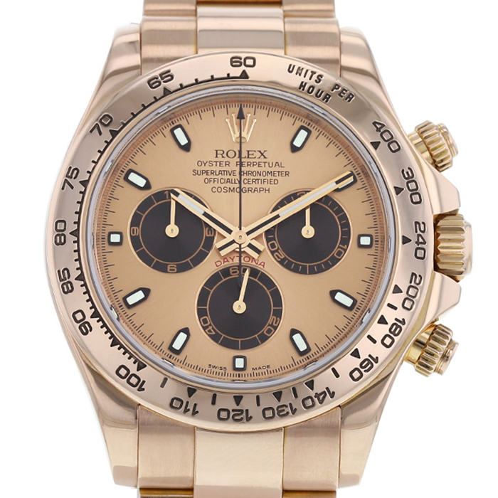 bevind zich Wind rooster Rolex Daytona Automatic watch in pink gold Ref: 116505 Circa 2010 |  auctionlab