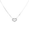 Collar Cartier Coeur et Symbole de oro blanco y diamantes - 00pp thumbnail