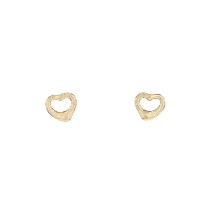 Paire de boucles d'oreilles Tiffany & Co Open Heart en or rose - 00pp