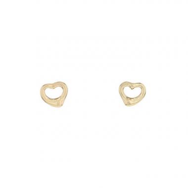 Pendientes Tiffany 
Co Open Heart de oro rosa