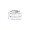 Flexible Chanel Ultra large model ring in white gold, ceramic and diamonds - 00pp thumbnail