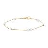 Mikimoto  bracelet in yellow gold and cultured pearls - 00pp thumbnail