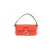 Fendi  Mini Baguette handbag  in orange leather - 360 thumbnail