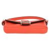 Fendi  Mini Baguette handbag  in orange leather - Detail D1 thumbnail