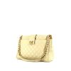 Bolso de shopping Chanel en cuero acolchado beige - 00pp thumbnail