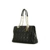 Dior Soft Shopping handbag in black quilted leather - 00pp thumbnail