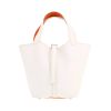 Bolso de mano Hermès  Picotin 18 cm en cuero togo blanco - 360 thumbnail