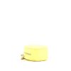 Minaudière Chanel Round on Earth en cuir matelassé jaune - Detail D4 thumbnail