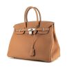 Bolso de mano Hermès Birkin 35 cm en cuero togo color oro - 00pp thumbnail