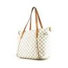 Louis Vuitton Totally shopping bag in azur damier canvas and natural leather - 00pp thumbnail