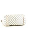 Louis Vuitton Totally shopping bag in azur damier canvas and natural leather - Detail D4 thumbnail