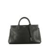 Saint Laurent Rive Gauche handbag in black grained leather - 360 thumbnail
