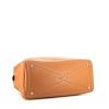 Hermes Victoria handbag in gold togo leather - Detail D4 thumbnail