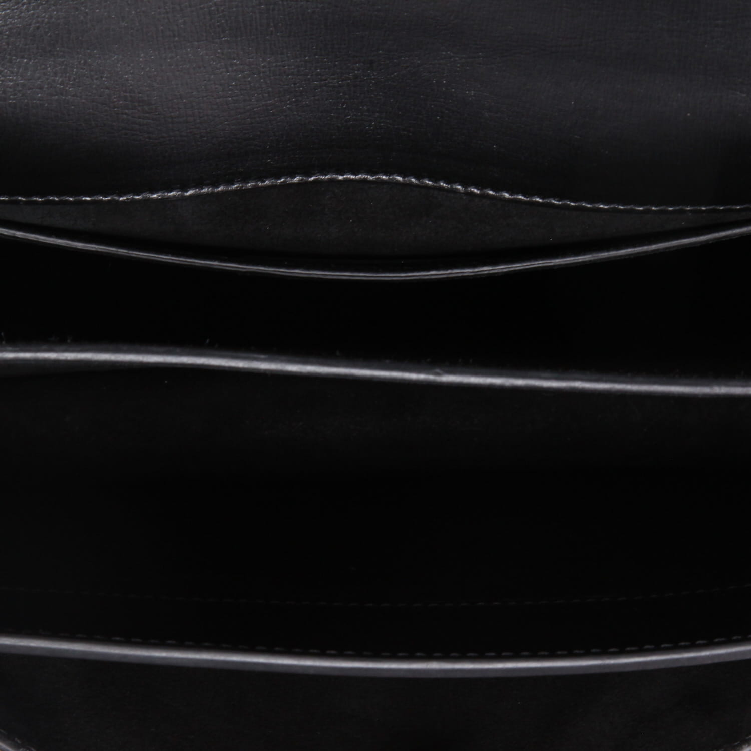 Bolso bandolera Saint Laurent  Sunset en cuero negro - Detail D2