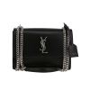 Saint Laurent  Sunset medium model  shoulder bag  in black leather - 360 thumbnail