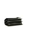 Sac bandoulière Saint Laurent  Sunset moyen modèle  en cuir noir - Detail D5 thumbnail