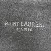 Borsa a tracolla Saint Laurent Loulou modello medio in pelle trapuntata a zigzag nera - Detail D4 thumbnail