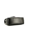 Saint Laurent  Loulou medium model  shoulder bag  in black chevron quilted leather - Detail D5 thumbnail