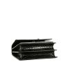 Borsa a tracolla Saint Laurent Sunset in pelle nera simil coccodrillo - Detail D5 thumbnail