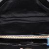 Saint Laurent Loulou medium model shoulder bag in black chevron quilted leather - Detail D3 thumbnail