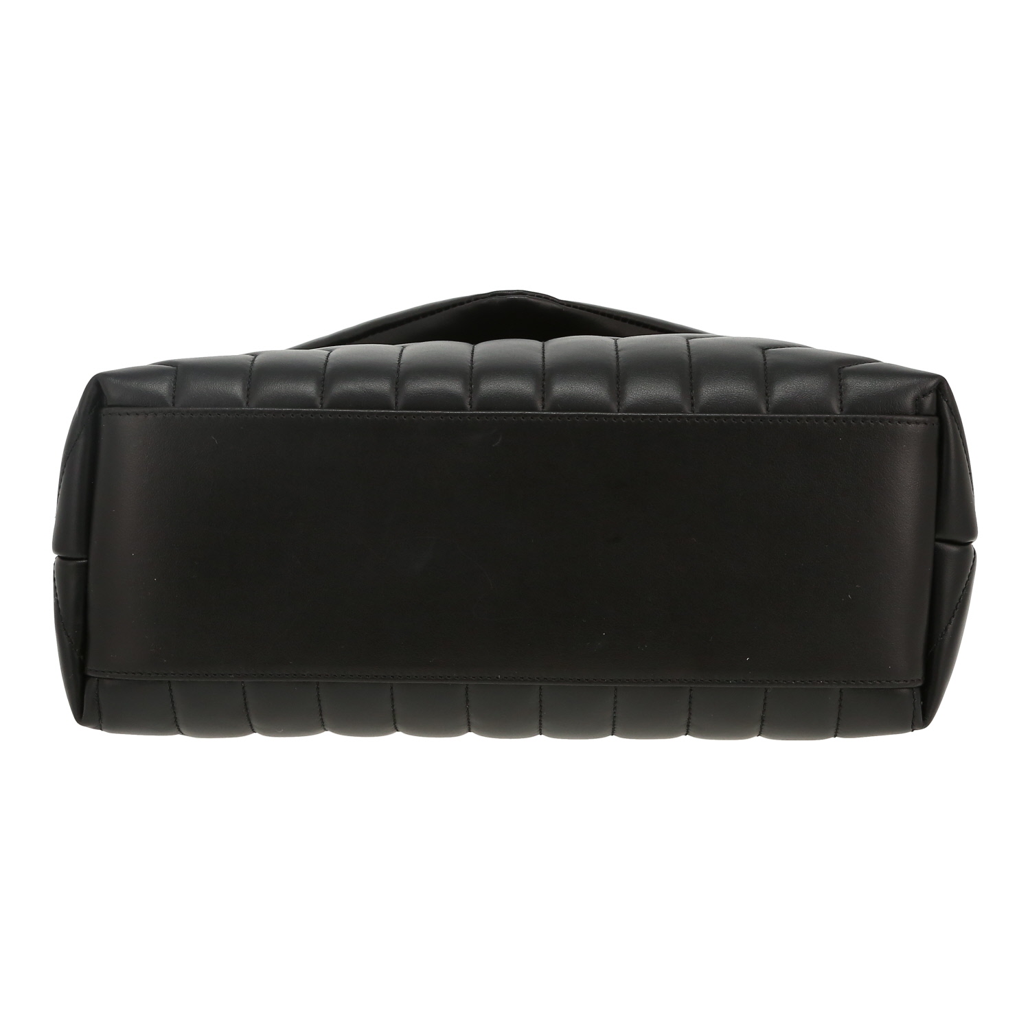 Saint Laurent  Loulou medium model  shoulder bag  in black chevron quilted leather - Detail D1