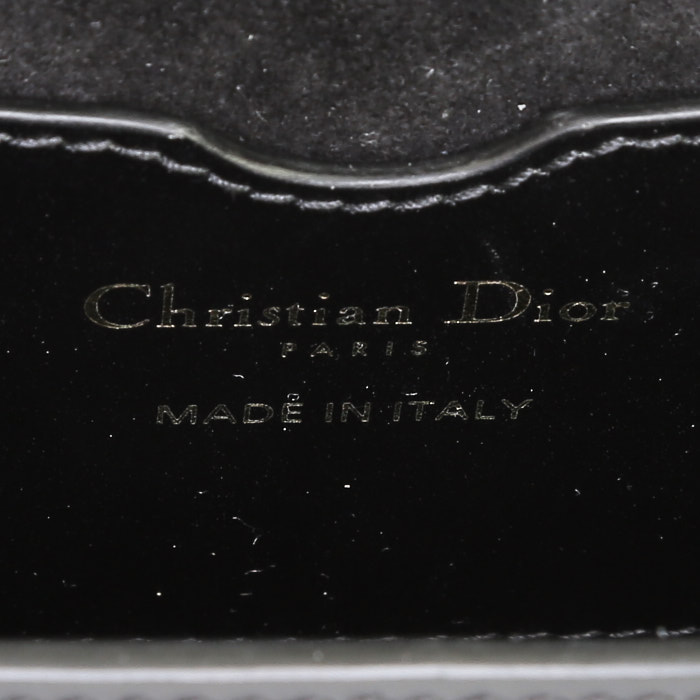 Borsa a tracolla Dior  Bobby East-West in pelle nera - Detail D3