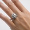 Cartier Trinity Ruban ring in platinium and diamond 2,29ct - Detail D1 thumbnail