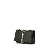 Saint Laurent Kate Pompon small model  shoulder bag  in black leather - 00pp thumbnail