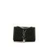 Bolso bandolera Saint Laurent Kate Pompon modelo pequeño  en cuero negro - 360 thumbnail