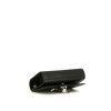 Borsa a tracolla Saint Laurent Kate Pompon modello piccolo  in pelle nera - Detail D4 thumbnail