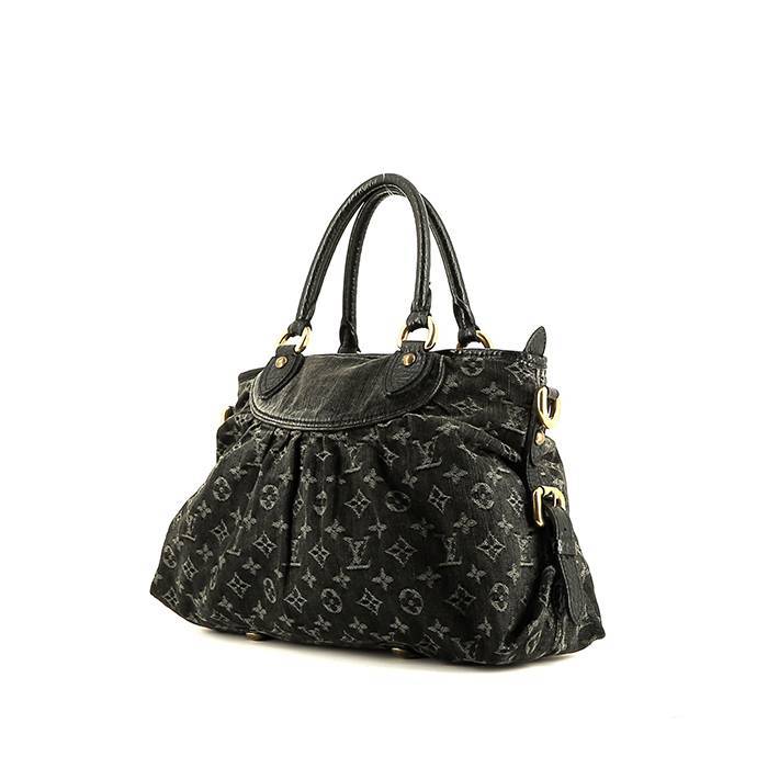 Louis Vuitton  Neo Cabby handbag  in black monogram denim canvas  and black leather - 00pp