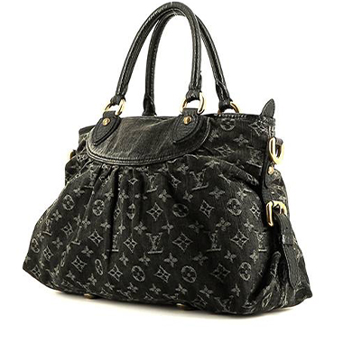 Borsa Louis Vuitton Pallas in tela monogram marrone e pelle martellata  gialla