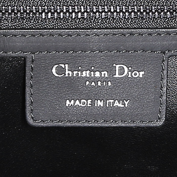 Dior Dior Granville shoulder bag in black leather cannage - Detail D4