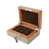 Hermès, Jewelry box, in wood, leather and suede leather, signed, of 2017 - Detail D1 thumbnail